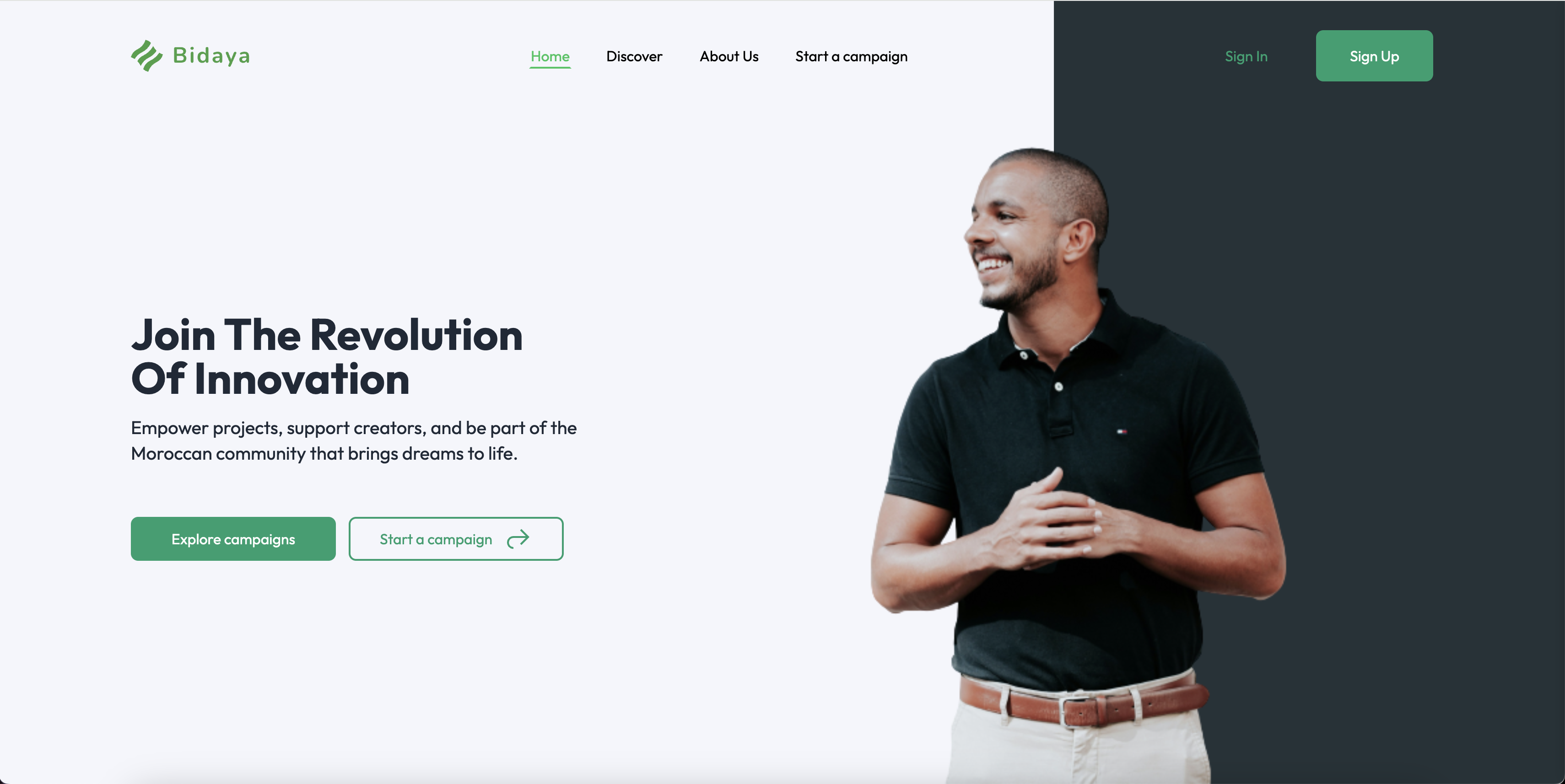 BIDAYA Crowdfunding Platform